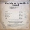 Electric And Acoustic Sound