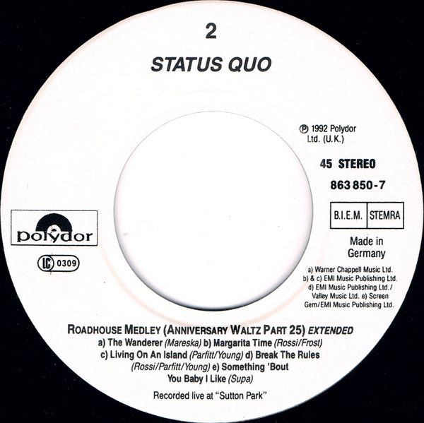 Roadhouse Medley (Anniversary Waltz Part 25)