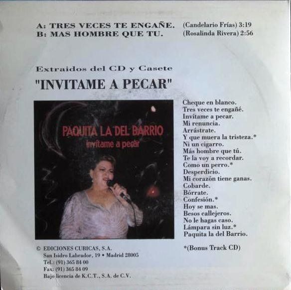 Tres Veces Te Engañé