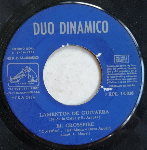 85530f983f6abd40072d8b914c2d19772cf20f20_0_0.jpeg Lamentos De Guitarra / El Crossfire / Soy Tu Amor / Nunca Me Acostumbraré