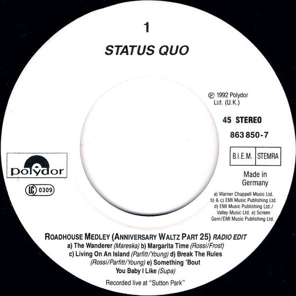 Roadhouse Medley (Anniversary Waltz Part 25)