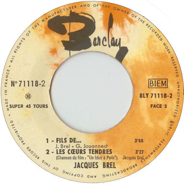 La Chanson Des Vieux Amants