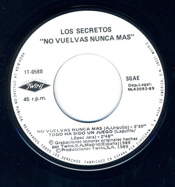 No Vuelvas Nunca Mas