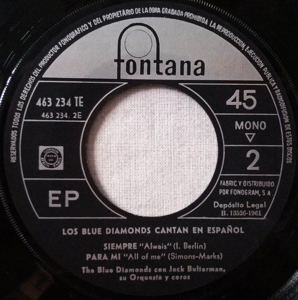 Los Blue Diamonds Cantan En Español