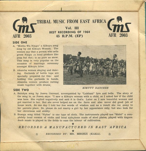 Tribal Music From East Africa