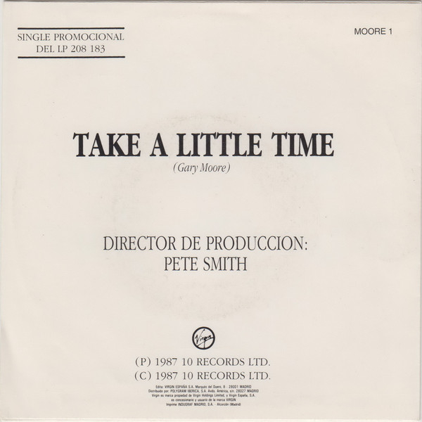 Take A Little Time