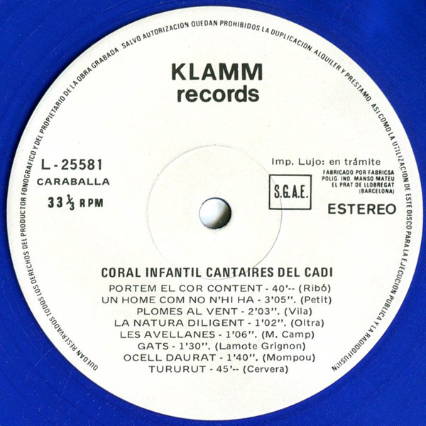 Coral Infantil Cantaires Del Cadi