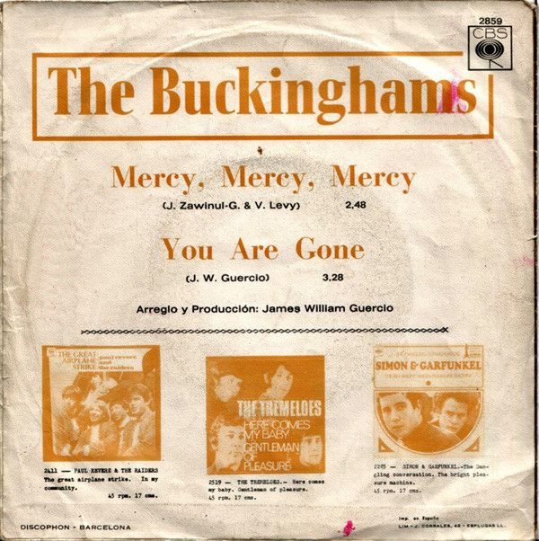 8c281c4c92d1bebf917e333f4121ddf8b456747e_0_0.jpeg Mercy, Mercy, Mercy / You Are Gone