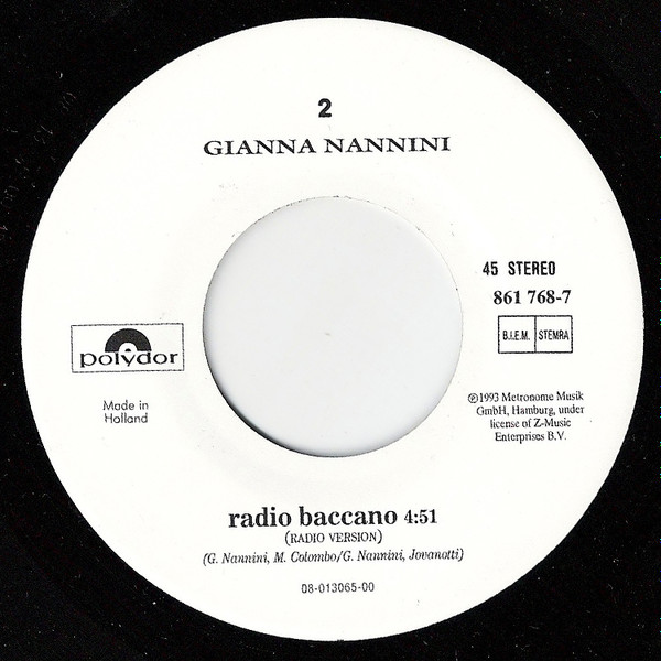Io Senza Te / Radio Baccano