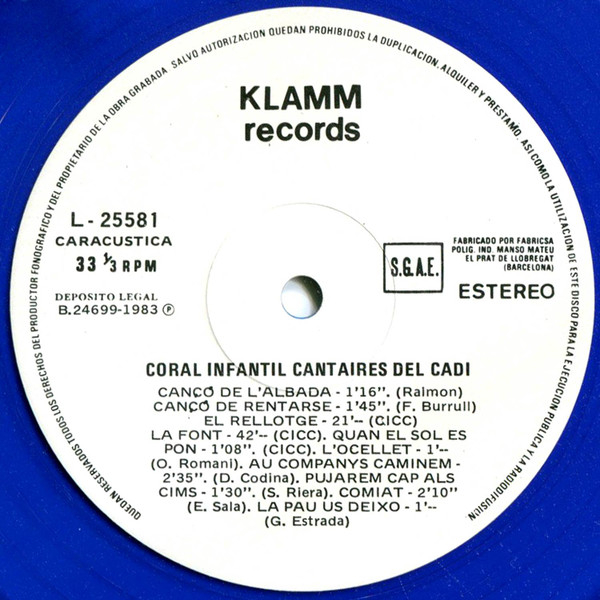 Coral Infantil Cantaires Del Cadi