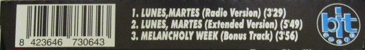 Lunes, Martes