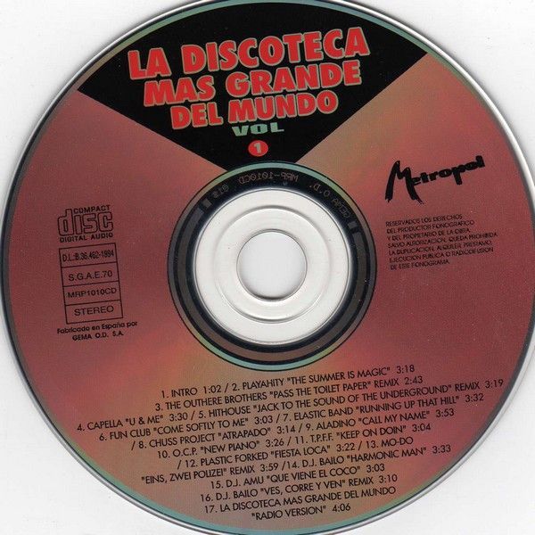 La Discoteca Mas Grande Del Mundo Vol. 1