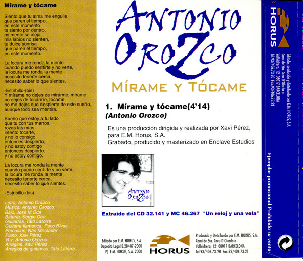Mírame y tócame