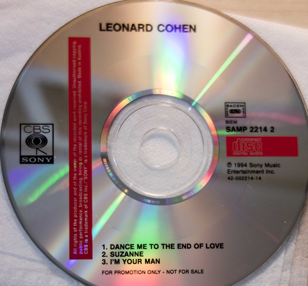 Cohen Live (Leonard Cohen In Concert)