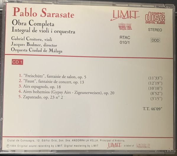 Obra Completa: Integral De Violi I Orquestra (1)