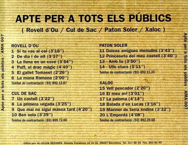 Apte Per A Tots Els Públics