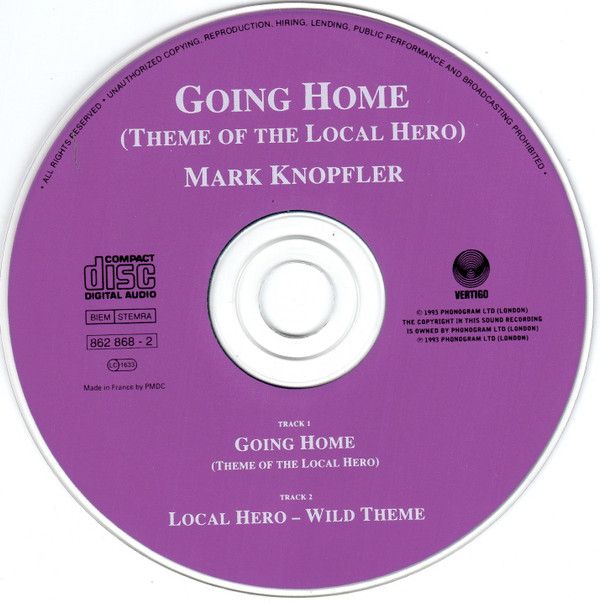 Going Home (Theme Of The Local Hero)