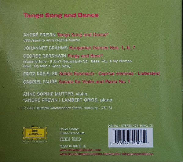 Tango Song And Dance