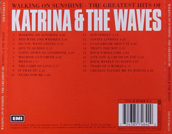 5b5a93a771789ef491c9a2d61c815c08c7821a87_0_0.jpeg Walking On Sunshine - The Greatest Hits Of Katrina & The Waves