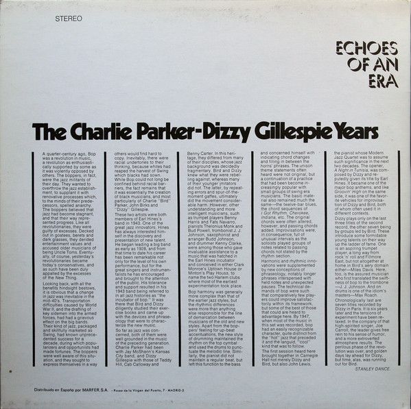 The Charlie Parker-Dizzy Gillespie Years
