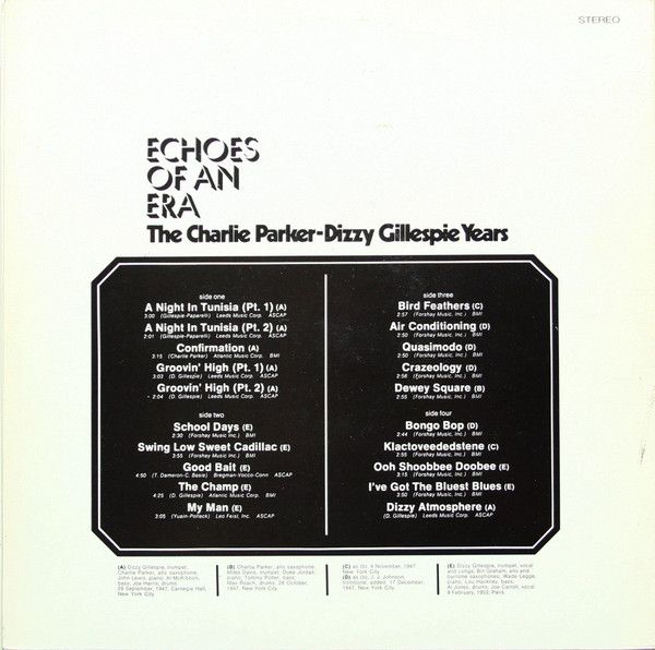 The Charlie Parker-Dizzy Gillespie Years