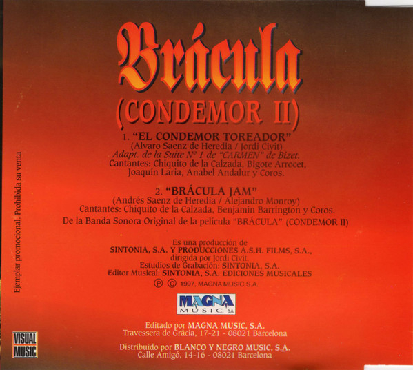 8402c7f62b3721dd33cd180c140b677499289160_0_0.jpeg El Condemor Toreador / Brácula Jam