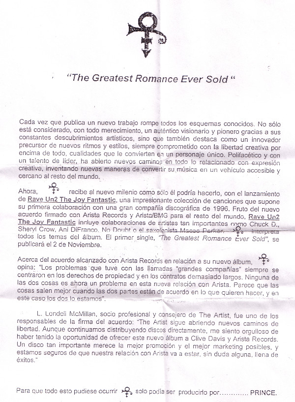 The Greatest Romance Ever Sold