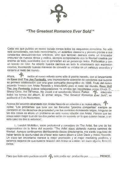 The Greatest Romance Ever Sold