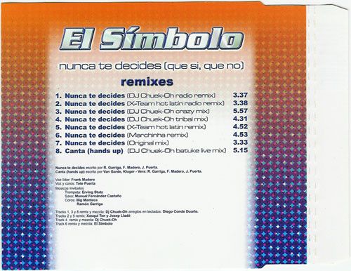 Nunca Te Decides (Que Si, Que No) (Remixes)
