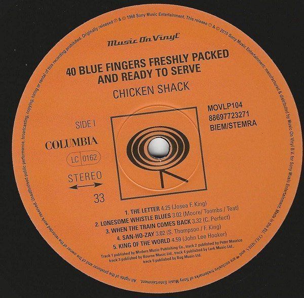 Forty Blue Fingers, Freshly Packed And Ready To Serve