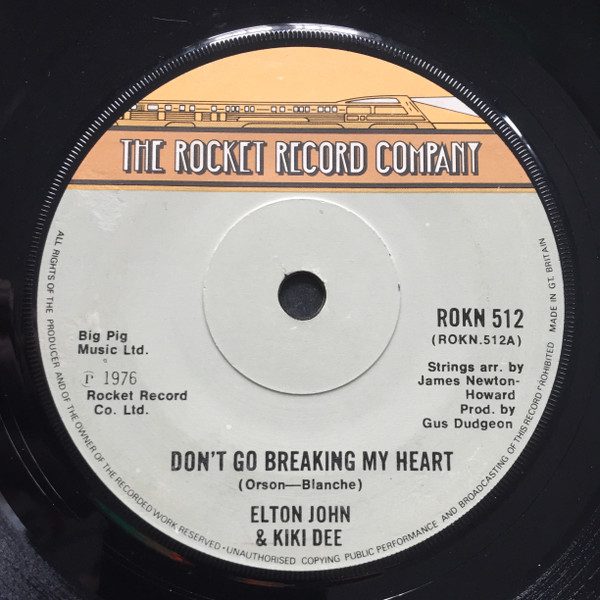 Don't Go Breaking My Heart