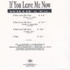 If You Leave Me Now