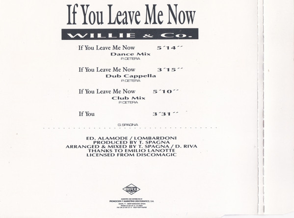 If You Leave Me Now