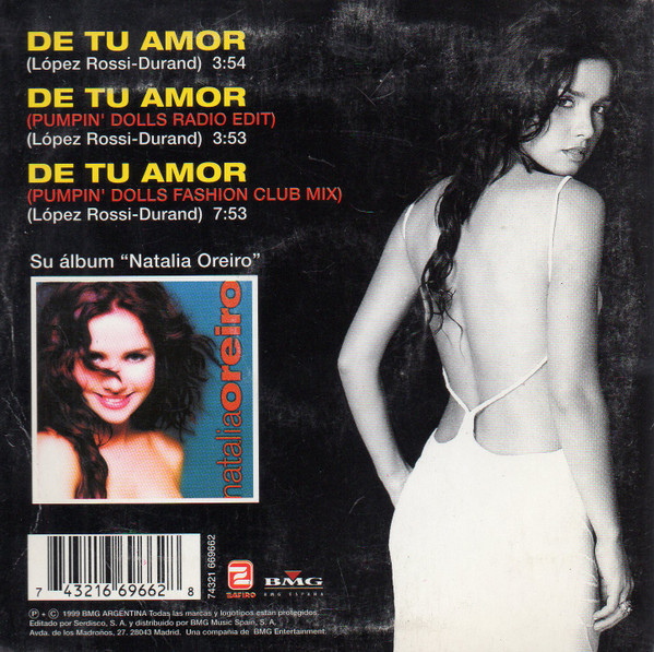 De Tu Amor (Remixes By Pumpin' Dolls)