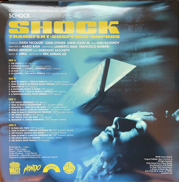 Shock (Transfert·Suspence·Hypnos) (Colonna Sonora Originale Del Film)