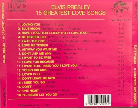 18 Greatest Love Songs