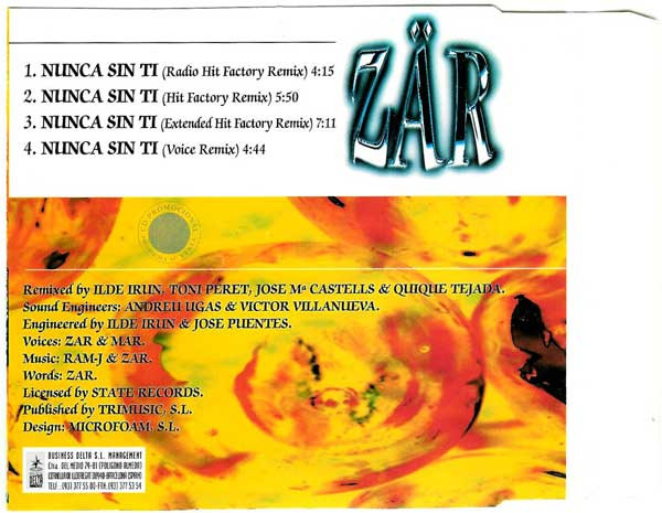 Nunca Sin Ti (Remixes '96)