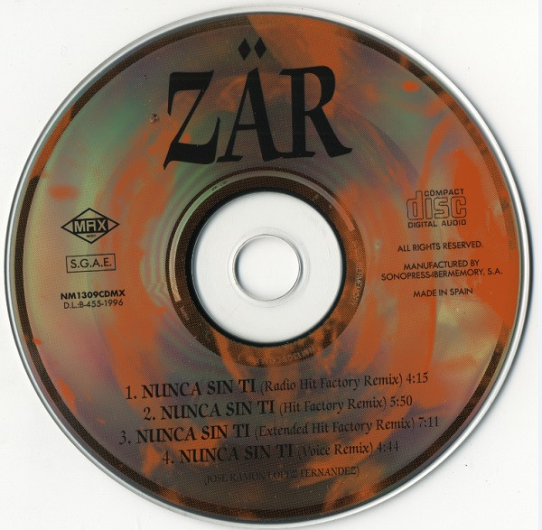 Nunca Sin Ti (Remixes '96)