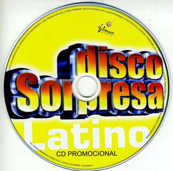 12a97d200d499251fdcdbc268611ea0b117d1d68_0_0.jpeg Disco Sorpresa - La Obsesión Del Verano - Latino