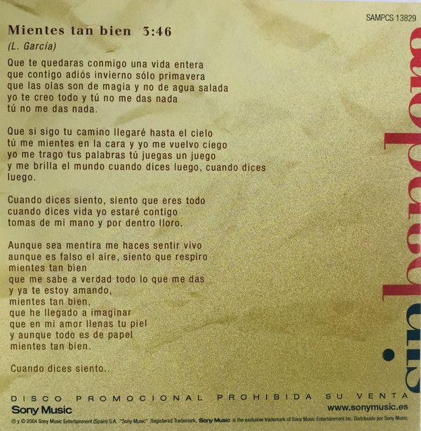 Mientes Tan Bien