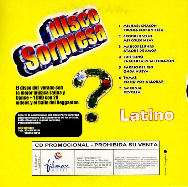 59fee8307130ec2c74ccbc533d21367ef576f180_0_0.jpeg Disco Sorpresa - La Obsesión Del Verano - Latino