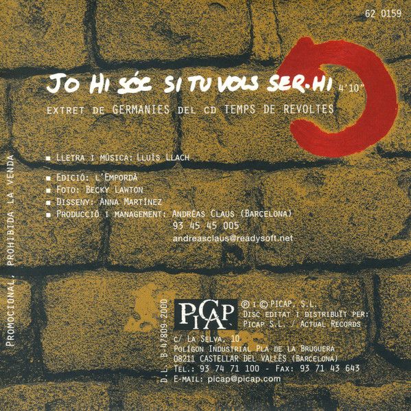 Jo Hi Sóc Si Tu Vols Ser-Hi