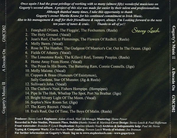 Gogarty's Music II (A Decade On)