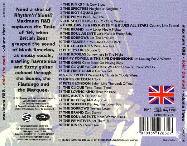 Doin' The Mod Volume Three - Maximum R&B