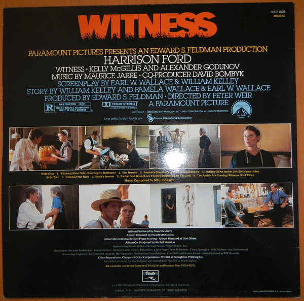 Witness (Banda Sonora Original)