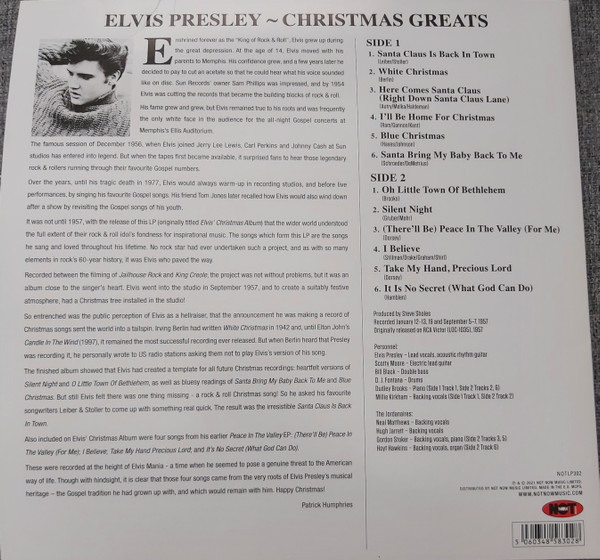 5aa23ce80105abe633afd94c0e86ca52d64d1628_0_0-1.jpeg Elvis Presley - Christmas Greats