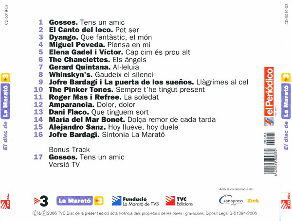 El Disc De La Marató 2006 - Dolor Crònic