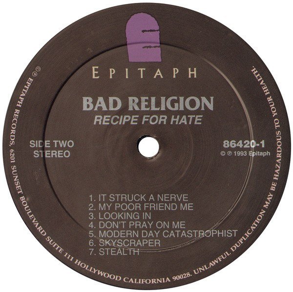 Recipe For Hate