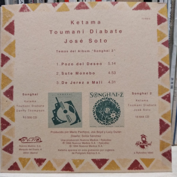 Temas Del Album "Songhai 2"