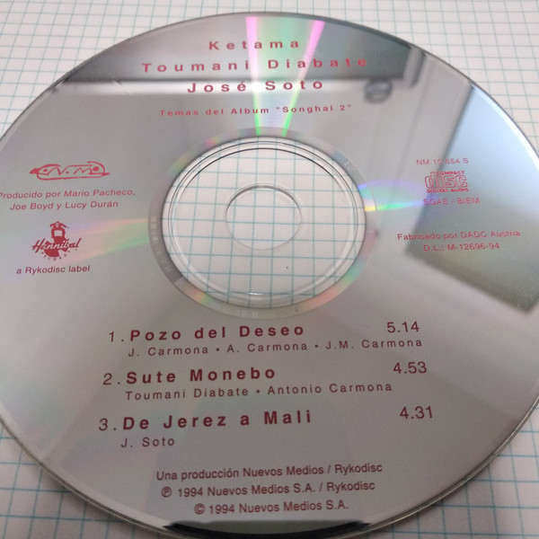 Temas Del Album "Songhai 2"